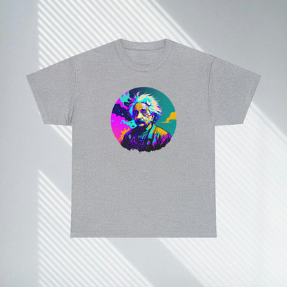 Albert Einstein, Custom Unisex Heavy Cotton Graphic Tee