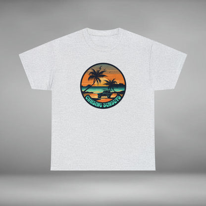 CHASING SUNSETS, Unisex Heavy Cotton Graphic Tee