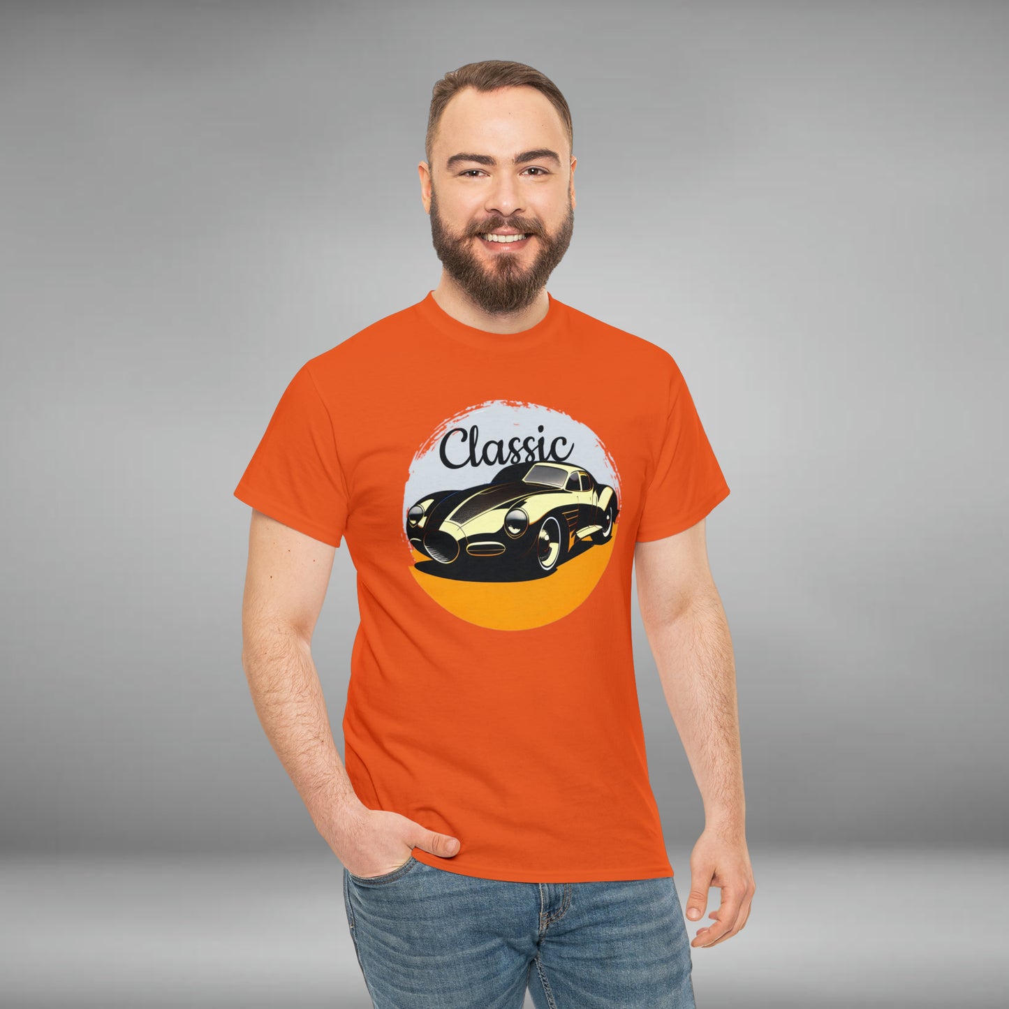 Classic, Vintage Concept Car Unisex Heavy Cotton Tee