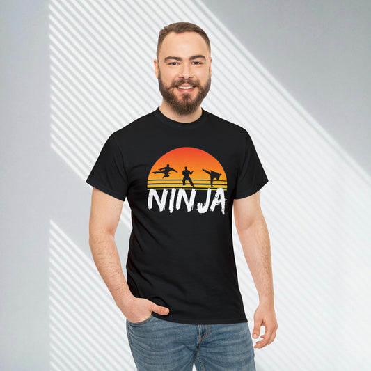 NINJA, Custom Unisex Heavy Cotton Graphic Tee