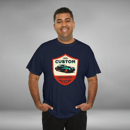 Custom Auto Garage, Unisex Heavy Cotton Graphic Tee