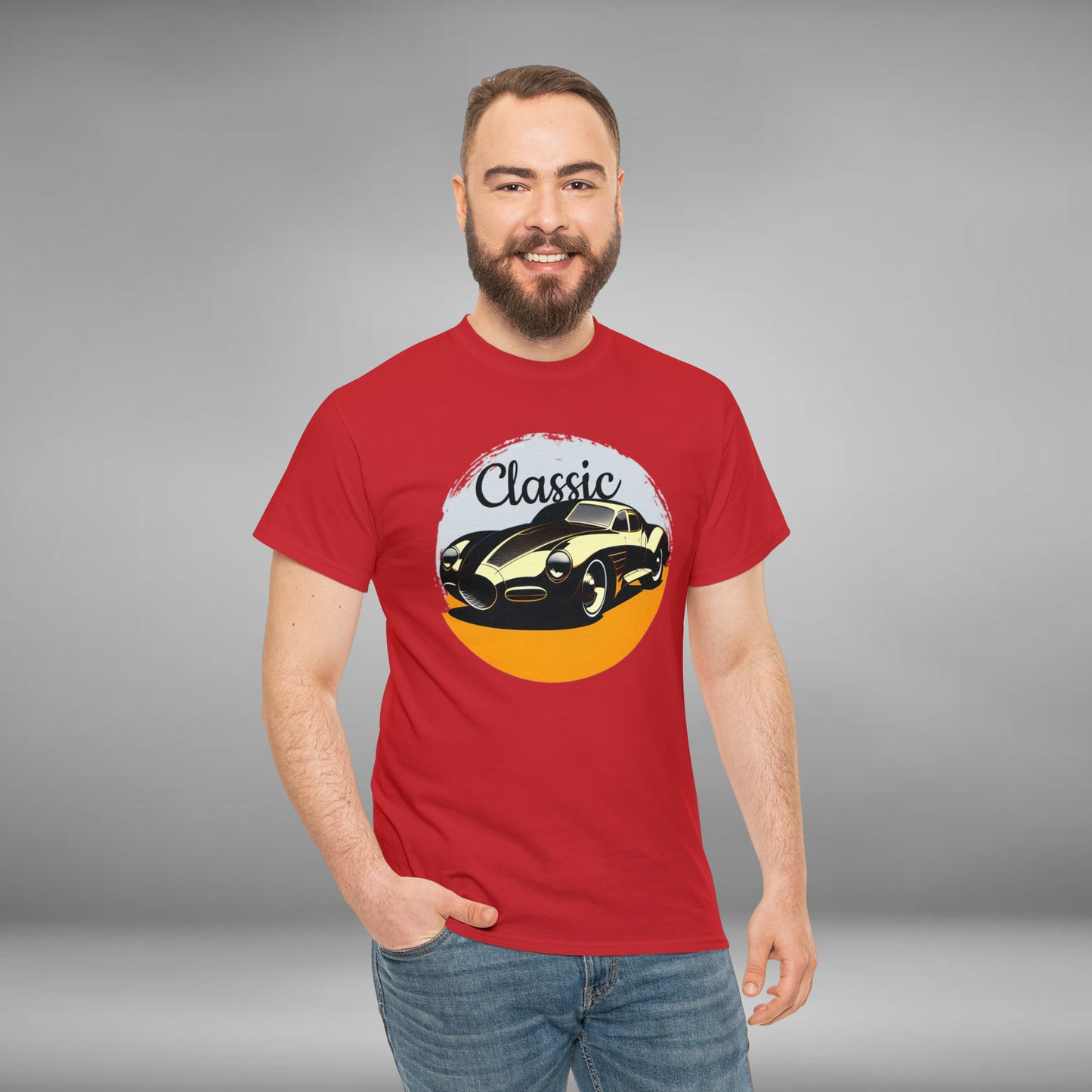 Classic, Vintage Concept Car Unisex Heavy Cotton Tee