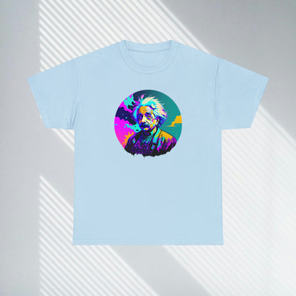 Albert Einstein, Custom Unisex Heavy Cotton Graphic Tee