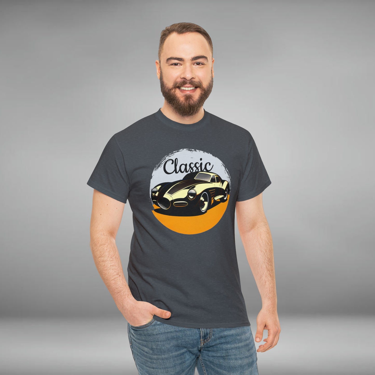 Classic, Vintage Concept Car Unisex Heavy Cotton Tee