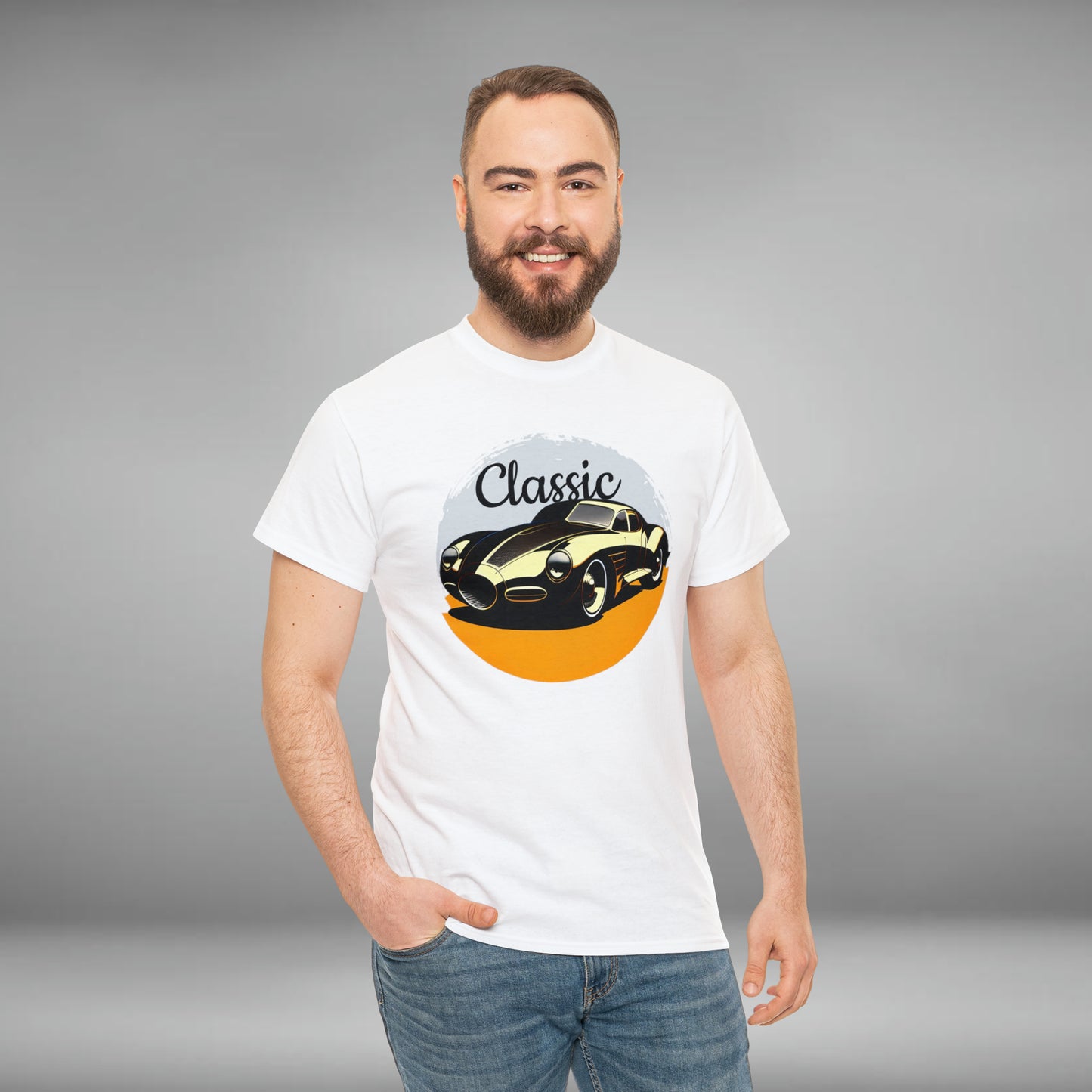 Classic, Vintage Concept Car Unisex Heavy Cotton Tee