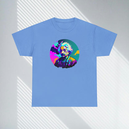 Albert Einstein, Custom Unisex Heavy Cotton Graphic Tee