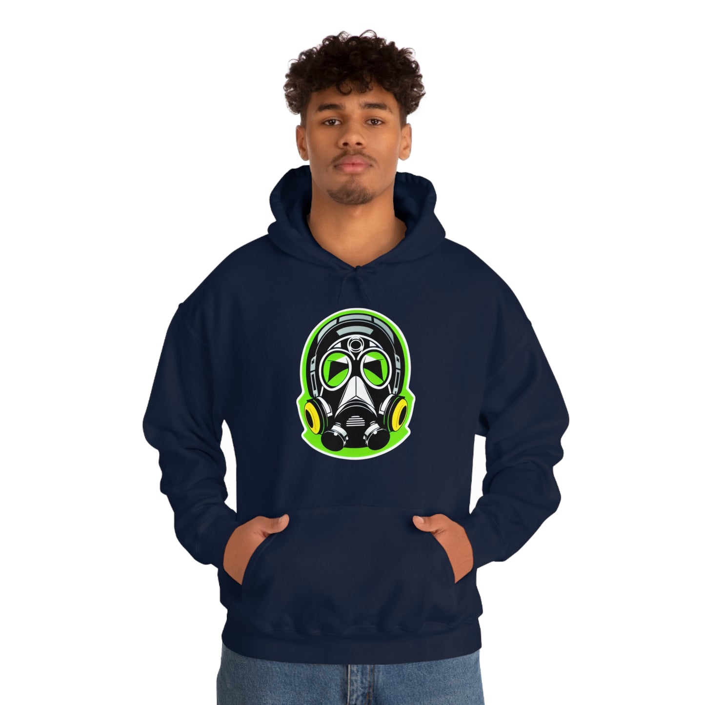 Gas Mask, Unisex Heavy Blend™ Hooded Sweatshirt