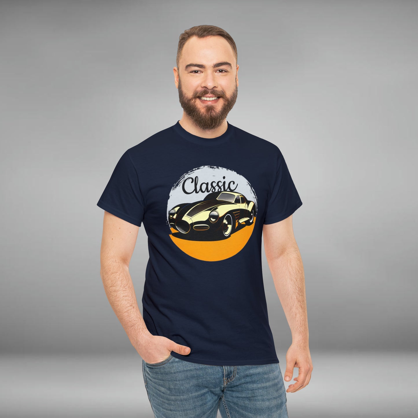 Classic, Vintage Concept Car Unisex Heavy Cotton Tee