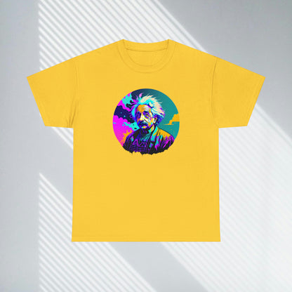 Albert Einstein, Custom Unisex Heavy Cotton Graphic Tee