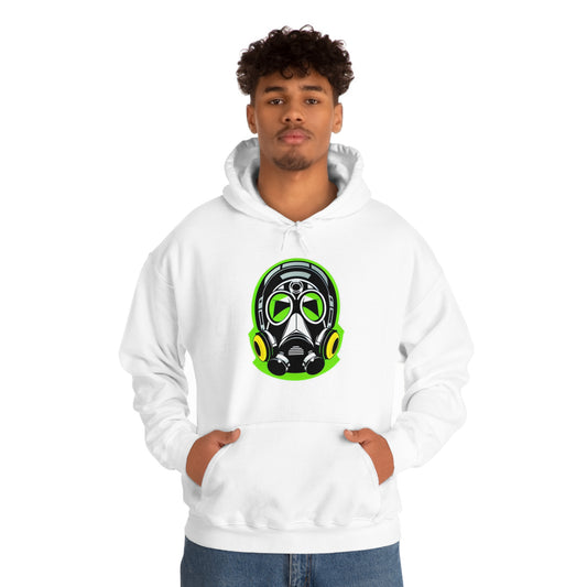 Gas Mask, Unisex Heavy Blend™ Hooded Sweatshirt